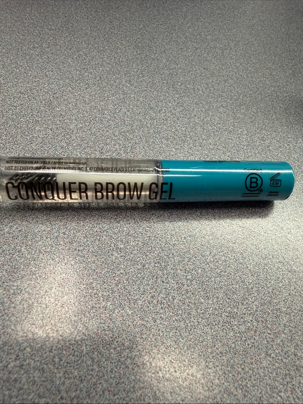 Conquer Brow Gel with Turquoise Cap